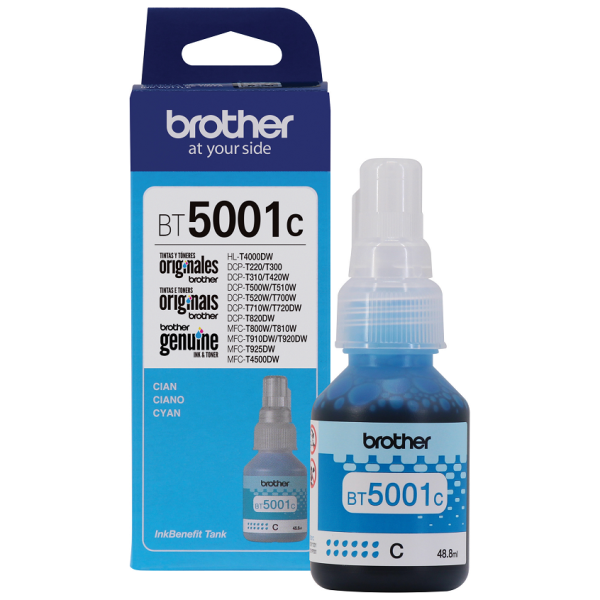 BT5001C Botella de tinta cian Brother