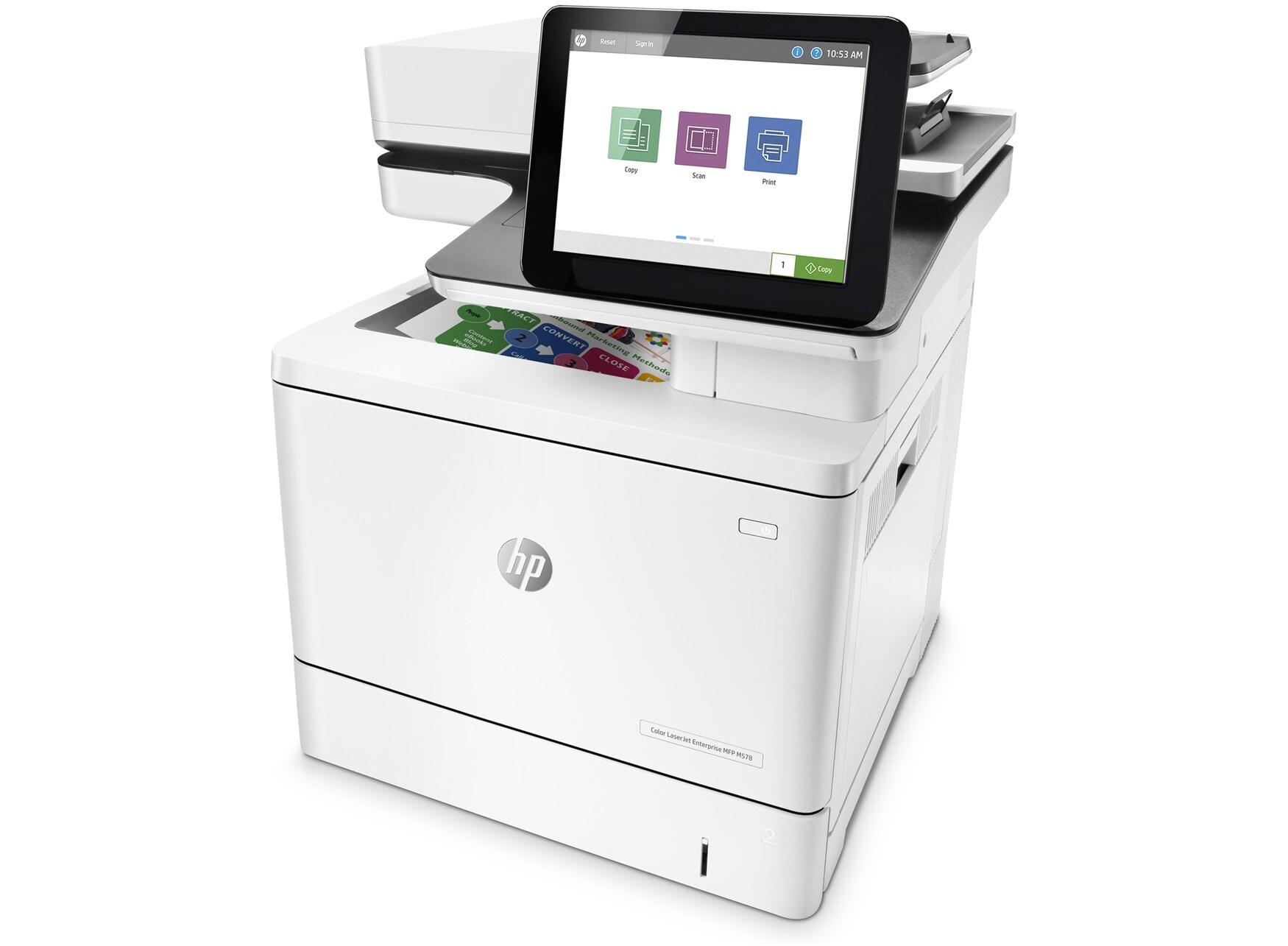 EYS-Impresora multifunción HP Color LaserJet Enterprise M578dn-2