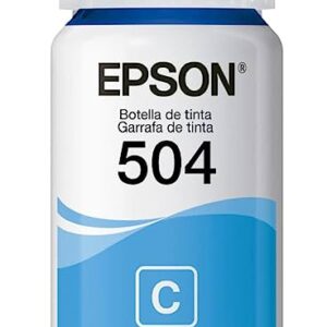 Botella de Tinta Cian Epson T504