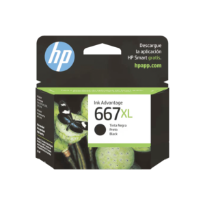 Cartucho de Tinta HP 667XL Negro Alto Rendimiento Advantage Original