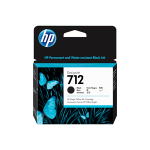 Cartucho de Tinta HP DesignJet 712 Negro de 80 ml