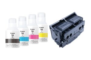 Kit Canon GI-16 (BK, C, M, Y) + cabezal